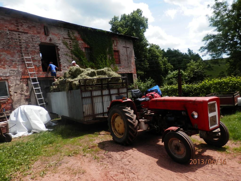 Zagroda Agroturystyczna Wiecha Mieroszow Buitenkant foto